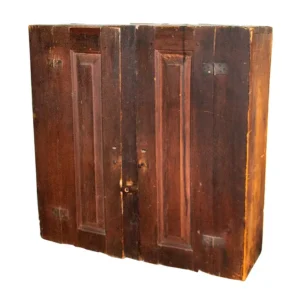 Hanging Wall Cupboard, Raised Panel Doors, Outstanding Color & Patina Inventory Thumbnail
