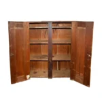 532-221_3_Wall-Cupboard,-Raised-Panel-Doors,-Red