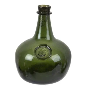 Transitional English Sealed Shaft and Globe Bottle, “IC” Inventory Thumbnail