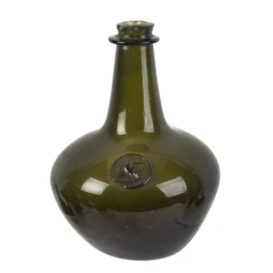 English Sealed Bottle, Transitional Shaft and Globe, Family of Clarke, Bridwell Inventory Thumbnail