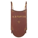 Sled, Painted, Red & Yellow, AB Sawyer_view-2_1340-3