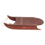 Sled, Painted, Red & Yellow, AB Sawyer_view-3_1340-3