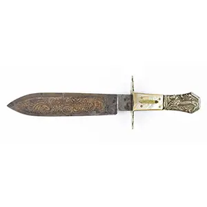 Nicholson “The Volunteer” Half Horse, Half Alligator Bowie Knife Inventory Thumbnail