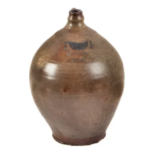 Early 19th Century “Boston” Stoneware Jug Made at Frederick Carpenter’s Pottery Inventory Thumbnail