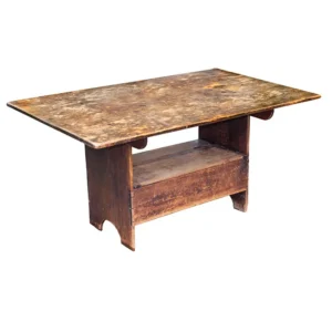 Hutch Table, Bench Type with Seat Storage Box, Original Surface Inventory Thumbnail