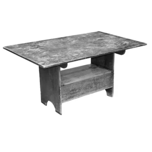 Hutch Table, Bench Type with Seat Storage Box, Original Surface Inventory Thumbnail