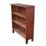 707-107_3_Bookcase,-Red-Paint,-Cutout-Base