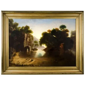 Classical Romantic Allegorical Painting, American School, Traditional Hudson River Valley Style Inventory Thumbnail
