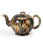 843-632_2_Weildon-Teapot,Bulbous,-Creamware