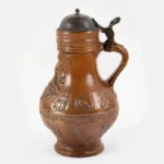 843-689_4_German-Bellarmine-Krug,-Pewter-Lid