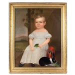 859-119_1_Portrait-of-Child-with-Rabbit,-Isaac-Weatherbee