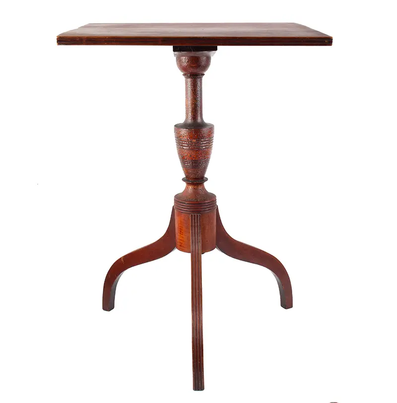 Federal Candlestand, Spider Legs, Original Surface
