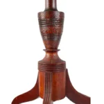 859-124_8_Candlestand,-NH,-Spider-Leg,-Reeded,-Red-Stain