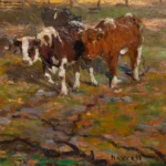 879-247_2_Painting,-Cows,-by-GG-Newell
