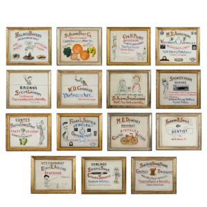 Group of Fifteen St. Albans, Vermont Business Advertising Illustrations Inventory Thumbnail