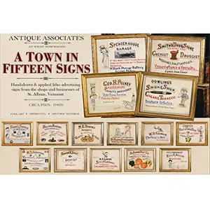 Group of Fifteen St. Albans, Vermont Business Advertising Illustrations Inventory Thumbnail