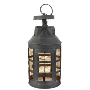 Exceptionally Large Horn-Paneled Candle Lantern Inventory Thumbnail